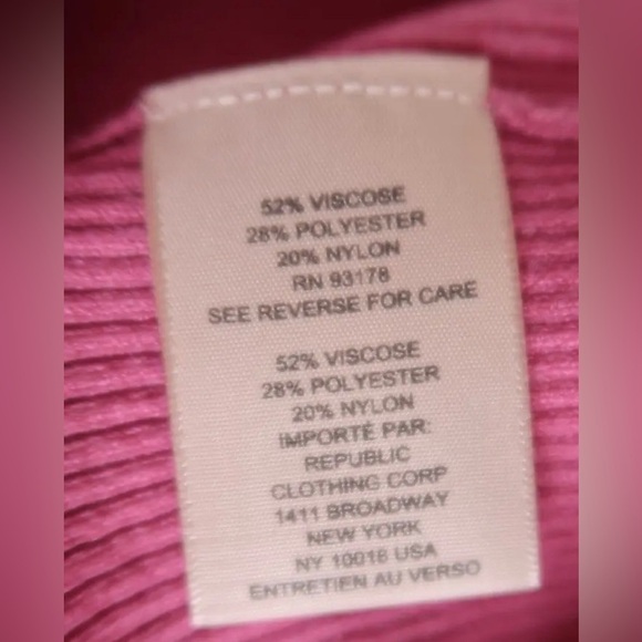 Philosophy Republic Clothing Purple Scalloped 3/4 Sleeves Frills Ribbed Top EUC - Picture 11 of 11